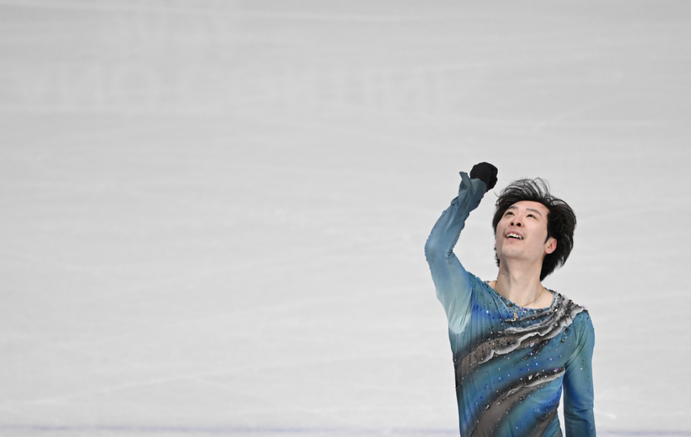 28岁金博洋，冬奥第13名。

短节目结束，他滑到等分区。86.55分，第13名