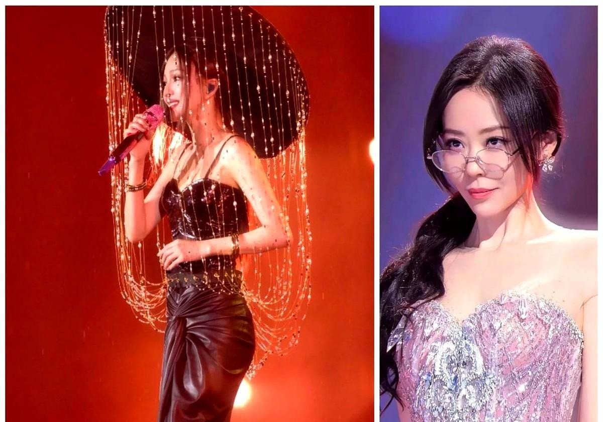 张韶涵的舞台造型玄学
发现一个娱乐圈挺有意思的现象 只要有女歌手和张韶涵同台比造