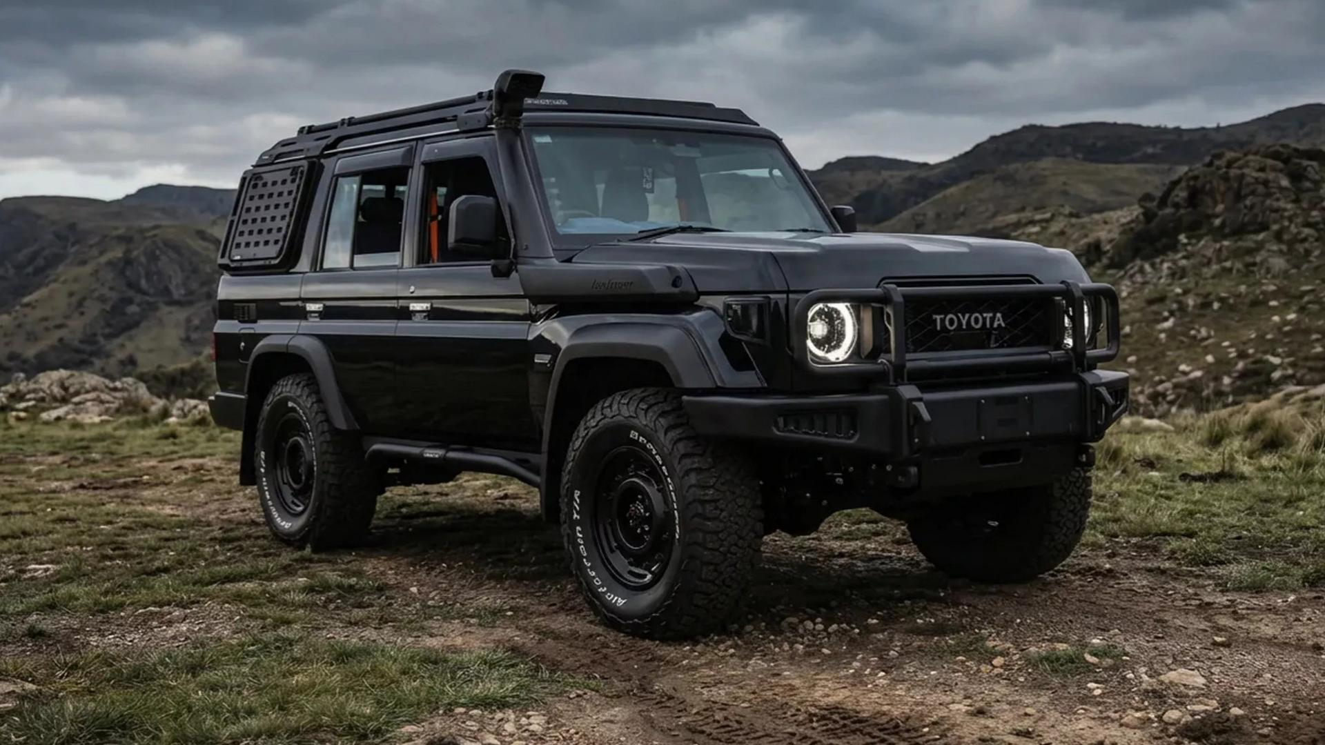 澳洲顶级改装厂把LC76玩明白了，车迷：这才是越野图腾！