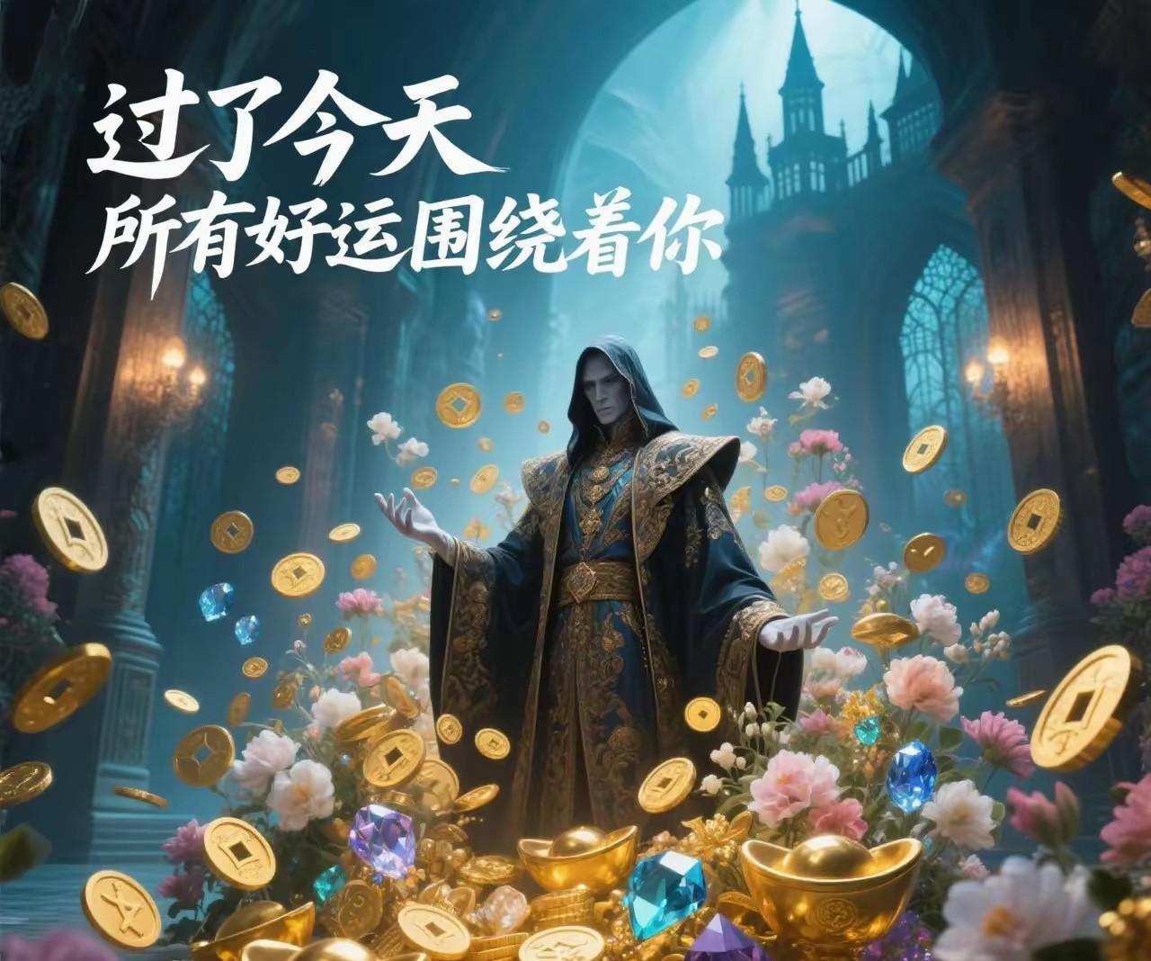 过了今天这个分水岭
从明天5月24日零点起
好运将如潮水般汹涌包围你！
珍贵机遇