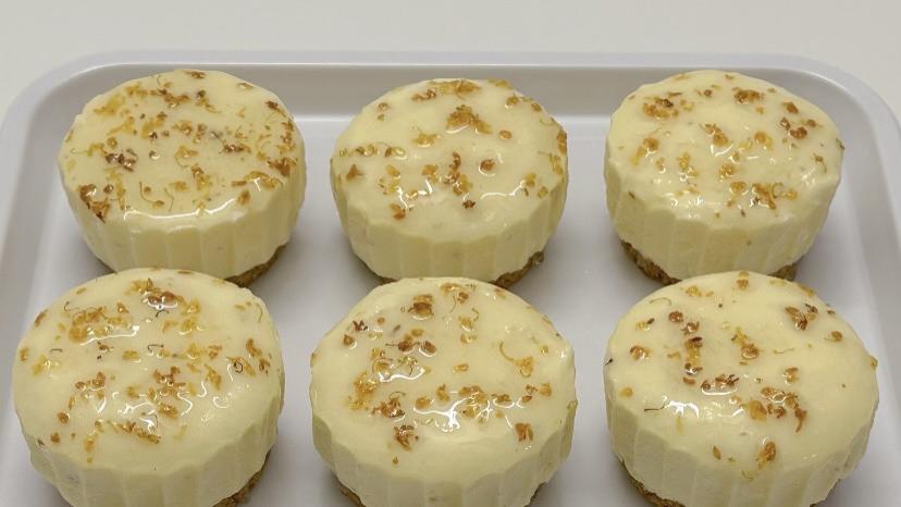 桂花芝士蛋糕：冬日里的一抹香甜