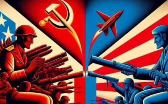 美国和苏联哪个侵略性更强？

苏联的侵略性很直接，它是明着来的，看看阿富汗战争就