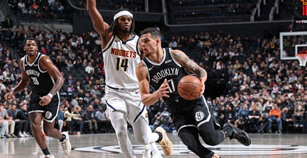 1月5日，NBA常规赛继续进行，布鲁克林篮网主场迎战丹佛掘金，篮网几乎全场比赛一