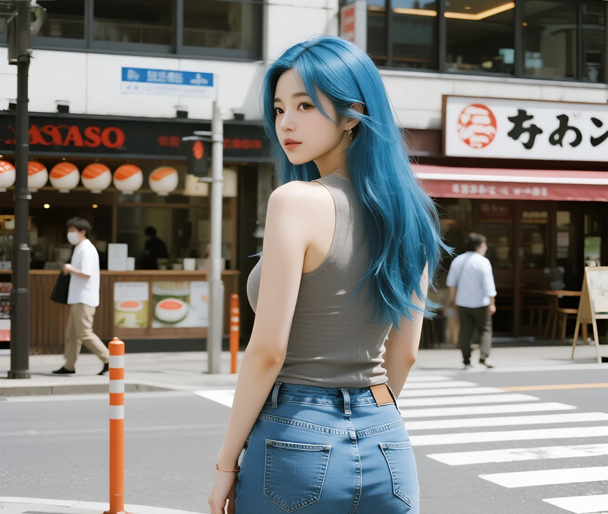 寿司与拉面间的时尚：东京小姐姐们的街头美食日记