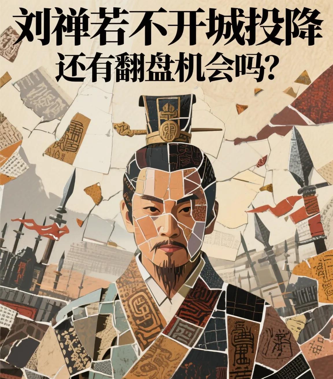 刘禅如果不开城投降，还有翻盘的机会吗？
“陛下，战吗？”
“不，开门。”
公元2