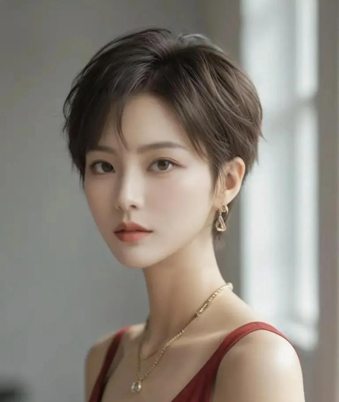 什么样的女人适合留短发：
1、五官立体感比较强的人。就是那种侧面看，鼻子比较挺的