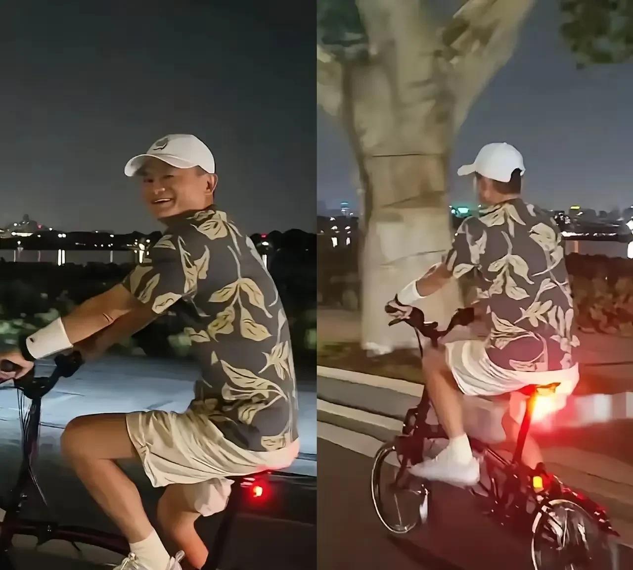 真的要被马云给震撼到了
没想到马云的心是真大
夜骑被偶遇也就算了，怎么出个门也是