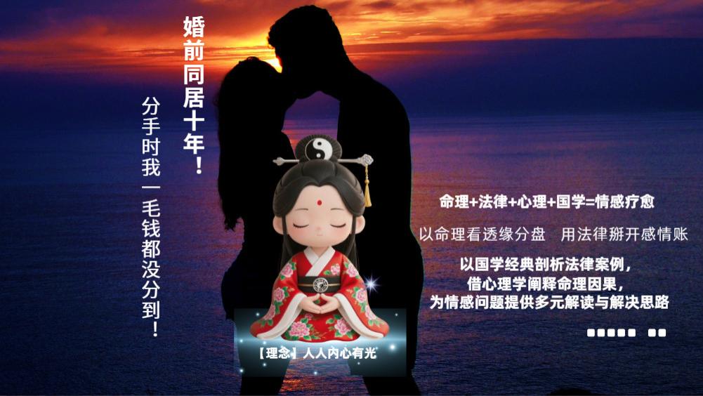 婚前同居十年，分手时我一毛钱都没分到！