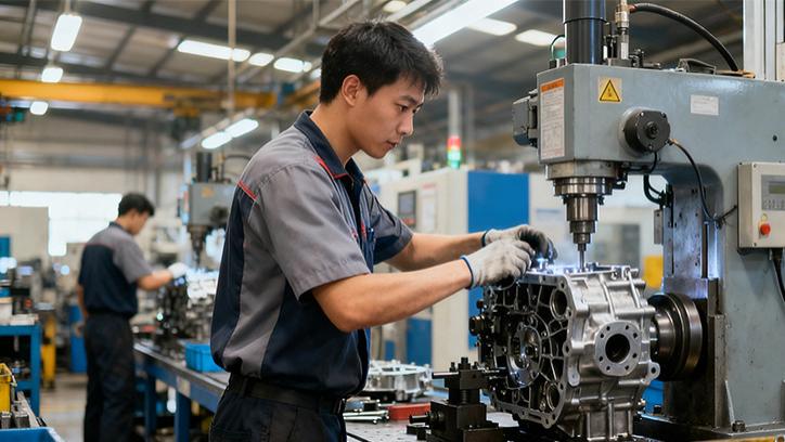 风刀吹干机于汽车配件快速除水能力卓越
