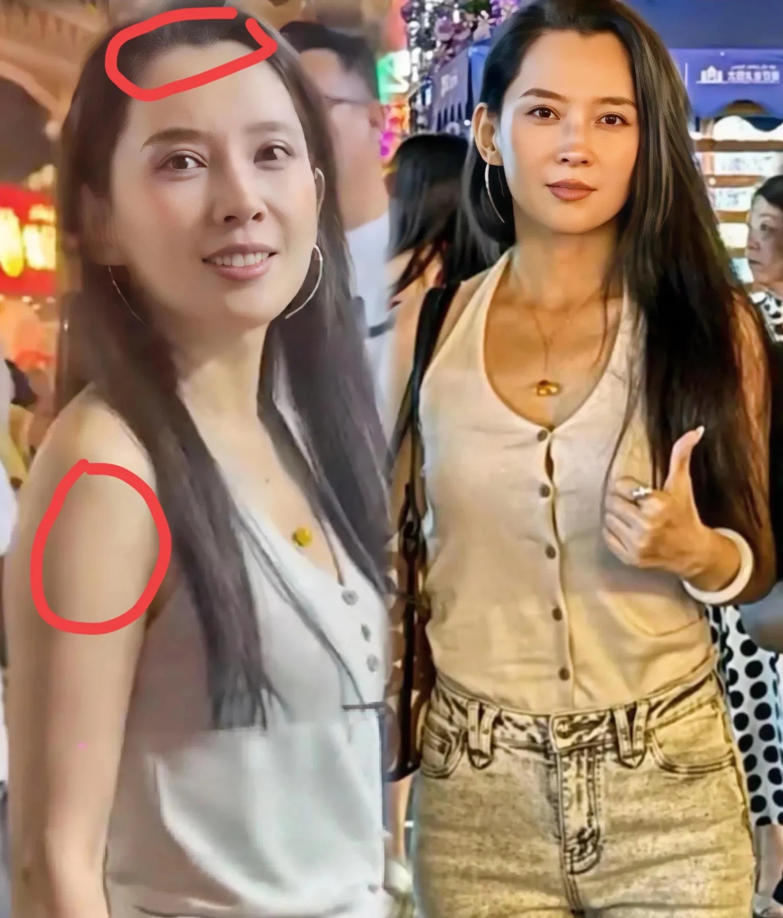 一夜之间
森林北又上热搜
不是她与汪峰的事情，而是被网友
拍生图传到网上，状态一