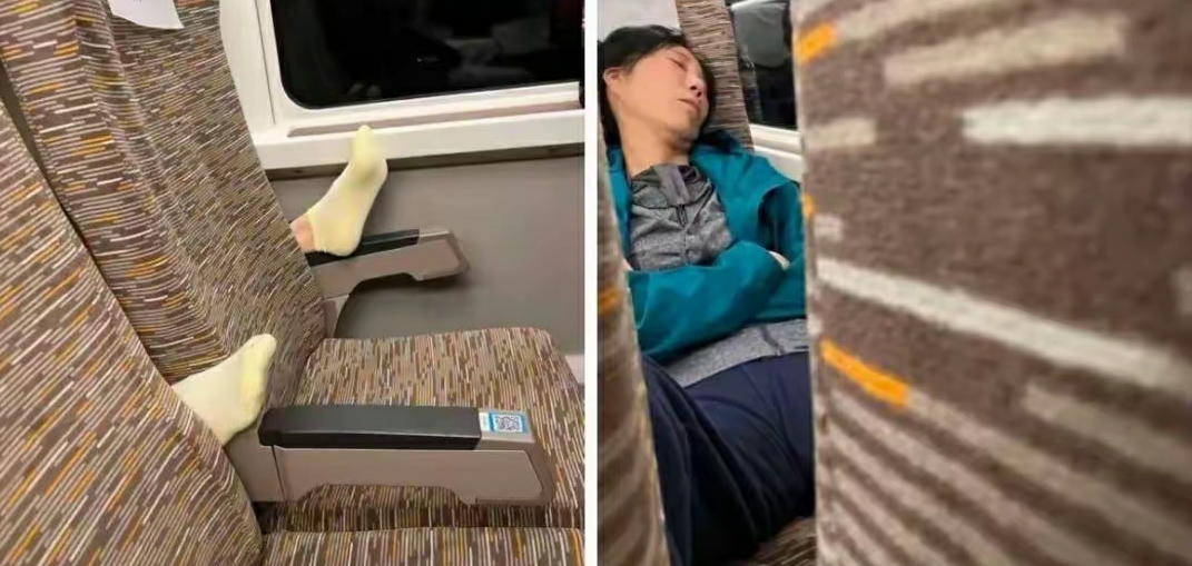 想问一下大家，高铁上遇到这样的女子该怎么治？