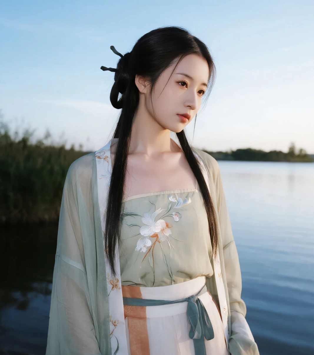 这样的长发飘在湖边，撩人吗？