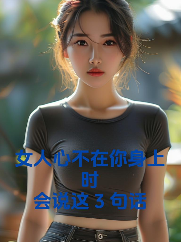 女人心不在你身上时，会说这3句话