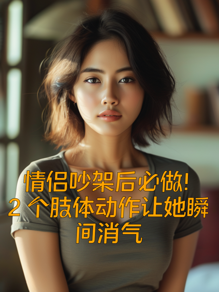 情侣吵架后必做！2个肢体动作让她瞬间消气
