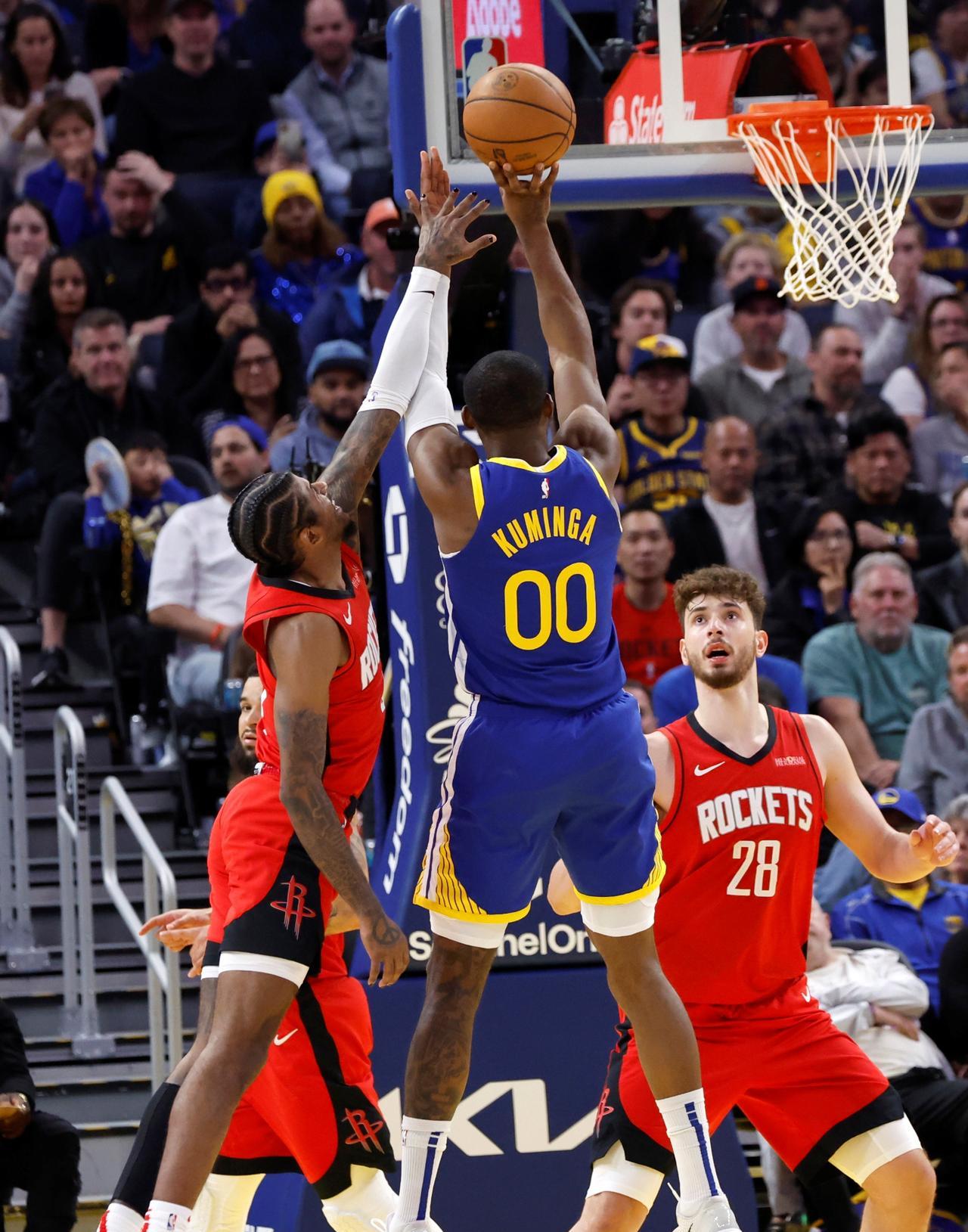 破防又威胁！库明加是铁了心要离开勇士！
今日ESPN名记Slater报道，库明加
