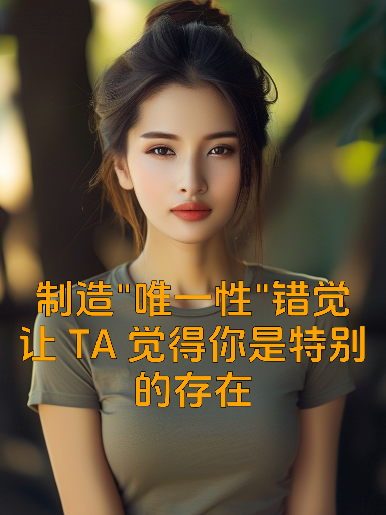 制造"唯一性"错觉：让TA觉得你是特别的存在