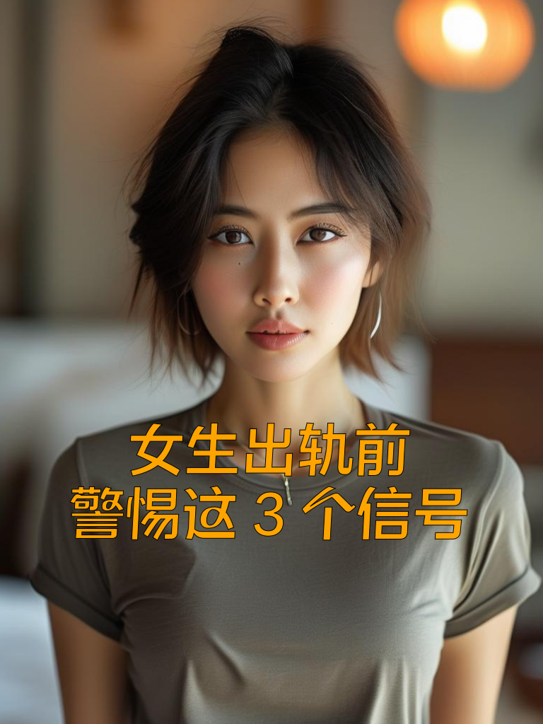 女生出轨前，警惕这3个信号