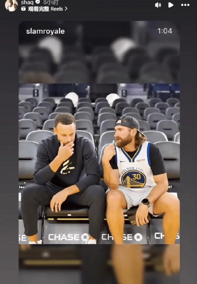 库里在被采访时回答他心目中NBA历史最强的无人组合，库里的回答是：沙奎尔-奥尼尔