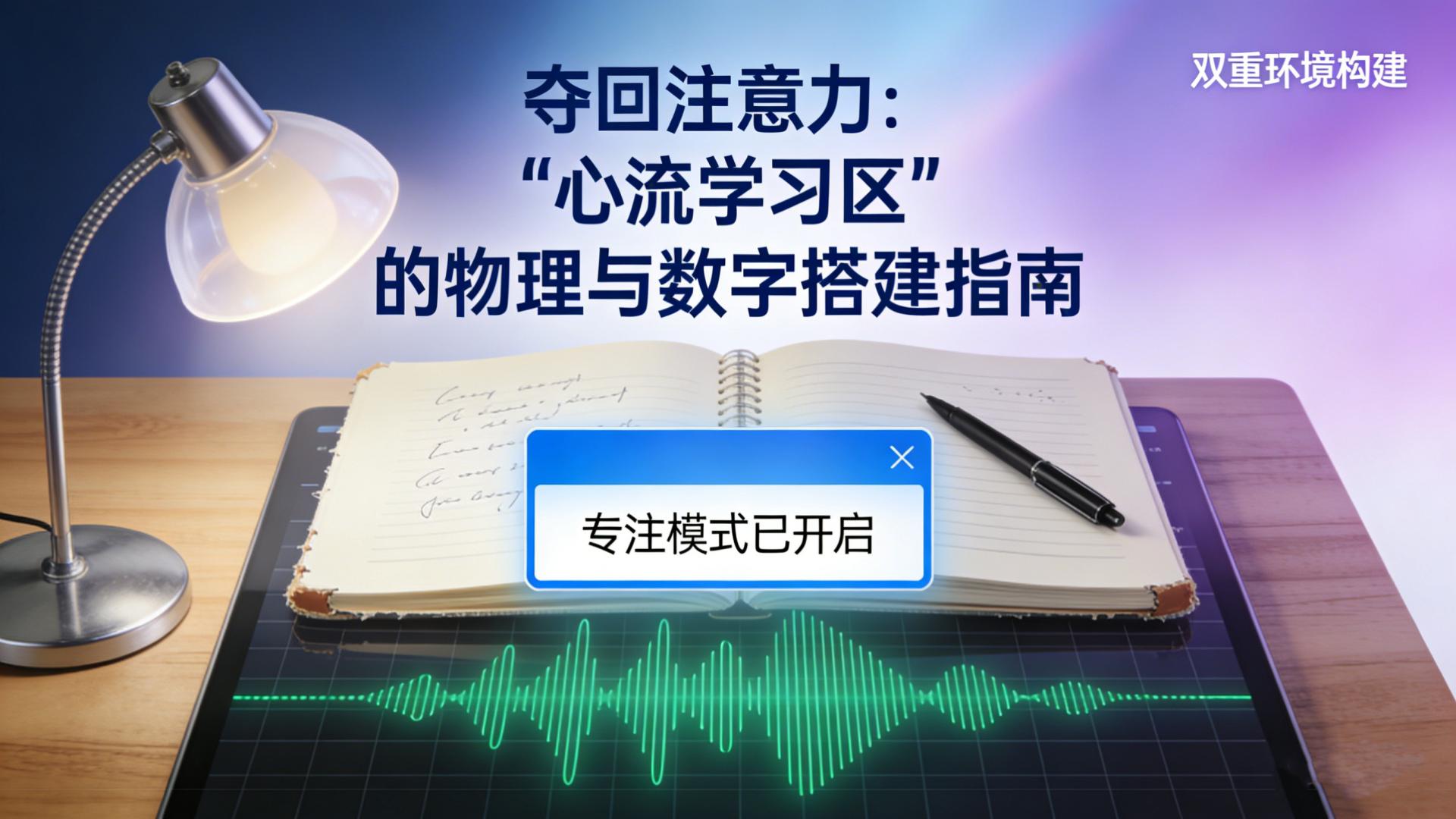 夺回注意力：“心流学习区”的物理与数字搭建指南