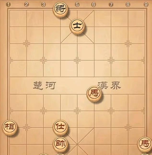 来把象棋下成围棋，想办法把黑方这车围住，不是两个马哦！是一个马加上两相两士，是完