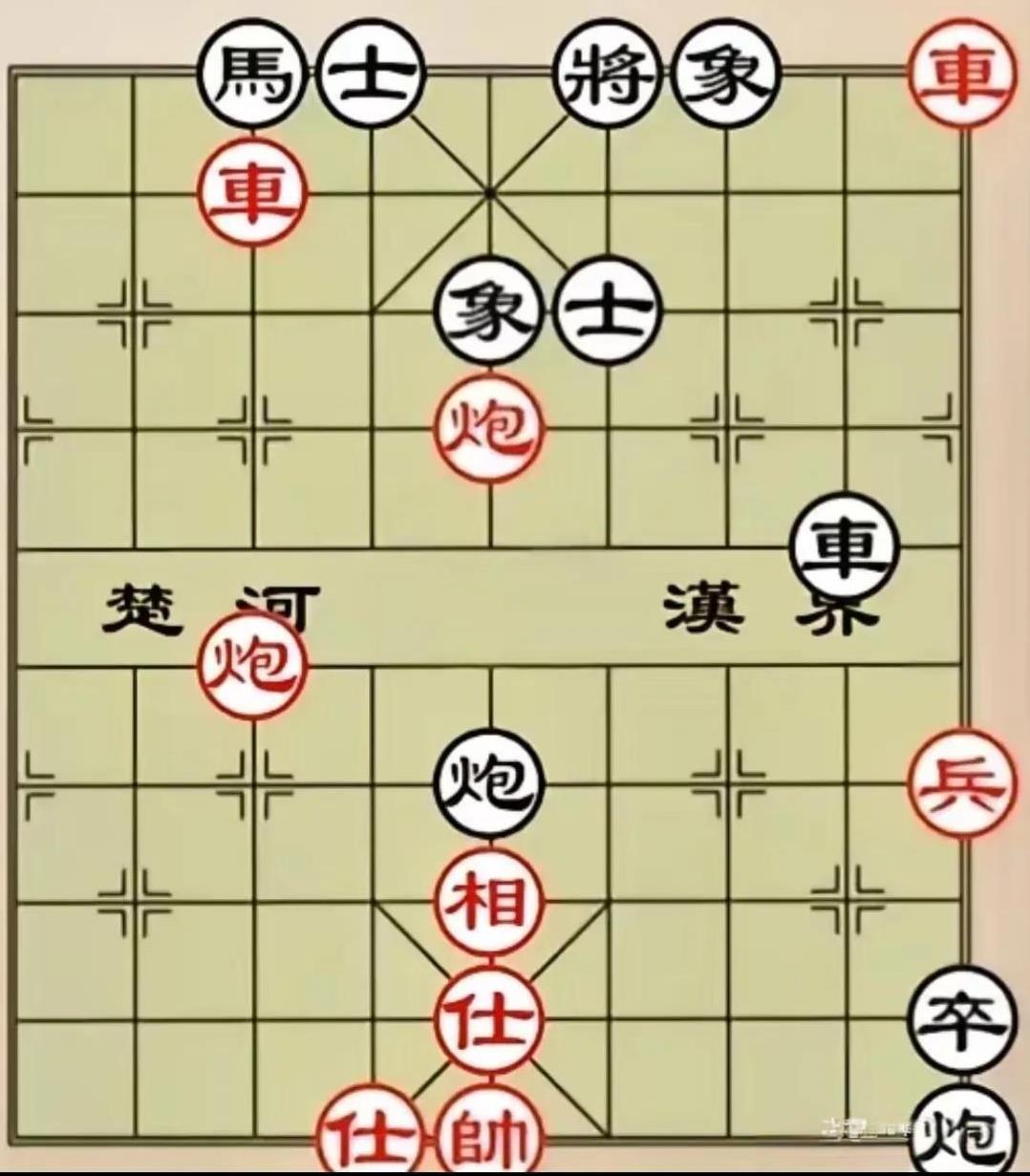 这是棋友“UFO”转发过来的一盘棋局（在我的印象里，好像是我曾经在主页发布过的一