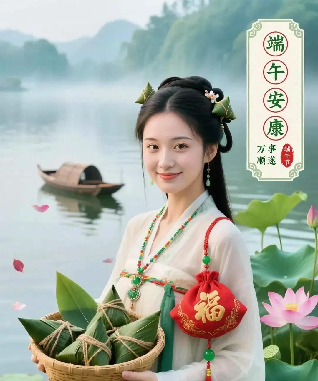 #共话端午# #夏日生活打卡季# 今日端午节
青叶金丝裹玉香，
多彩葫芦门上扬。