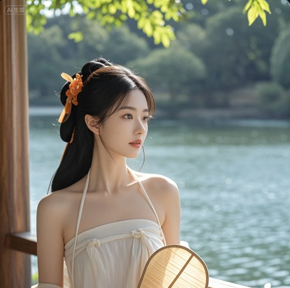 她的美，是冷清的，也是温暖的