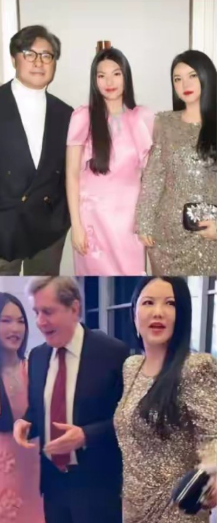李湘为女儿铺路，晚宴上母女打扮浮夸，硬往霍启刚何超琼等大佬圈层挤 ​​​