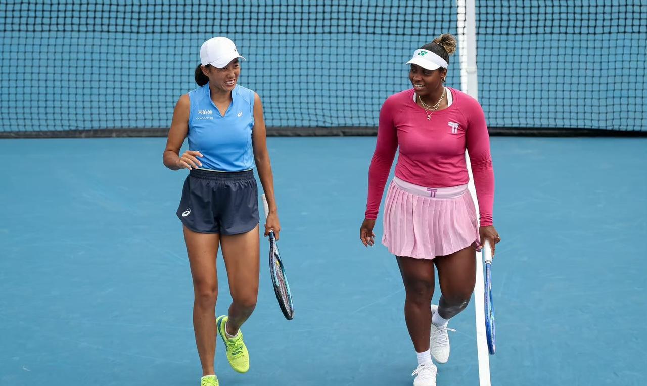 张帅/汤森德双打夺冠??
因为双打决赛和蒙特利尔资格赛时间重合，张帅退出了资格赛