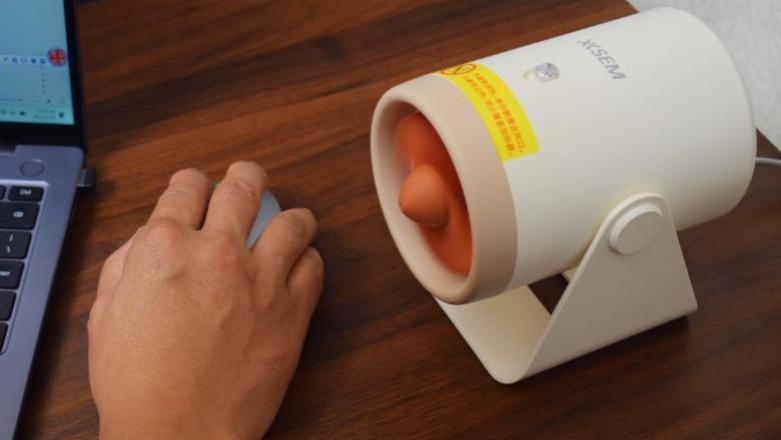 冬日办公新宠，西圣Warm mini桌面暖风机