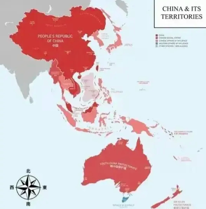 现在上三常里面，俄罗斯已经动手乌克兰，美国就快要动手加拿大、格陵兰岛。所以美俄两