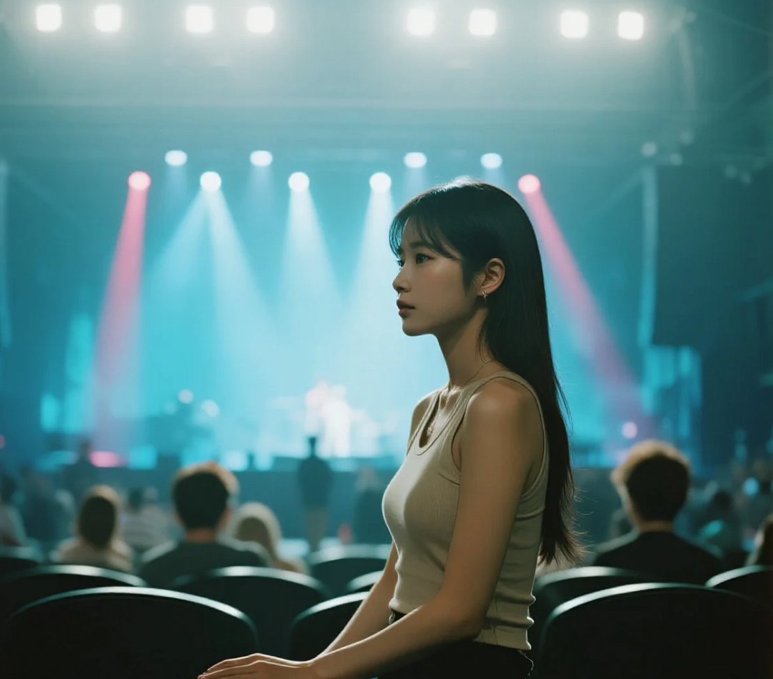 全场最亮的星：她的身姿让偶像也黯然失色