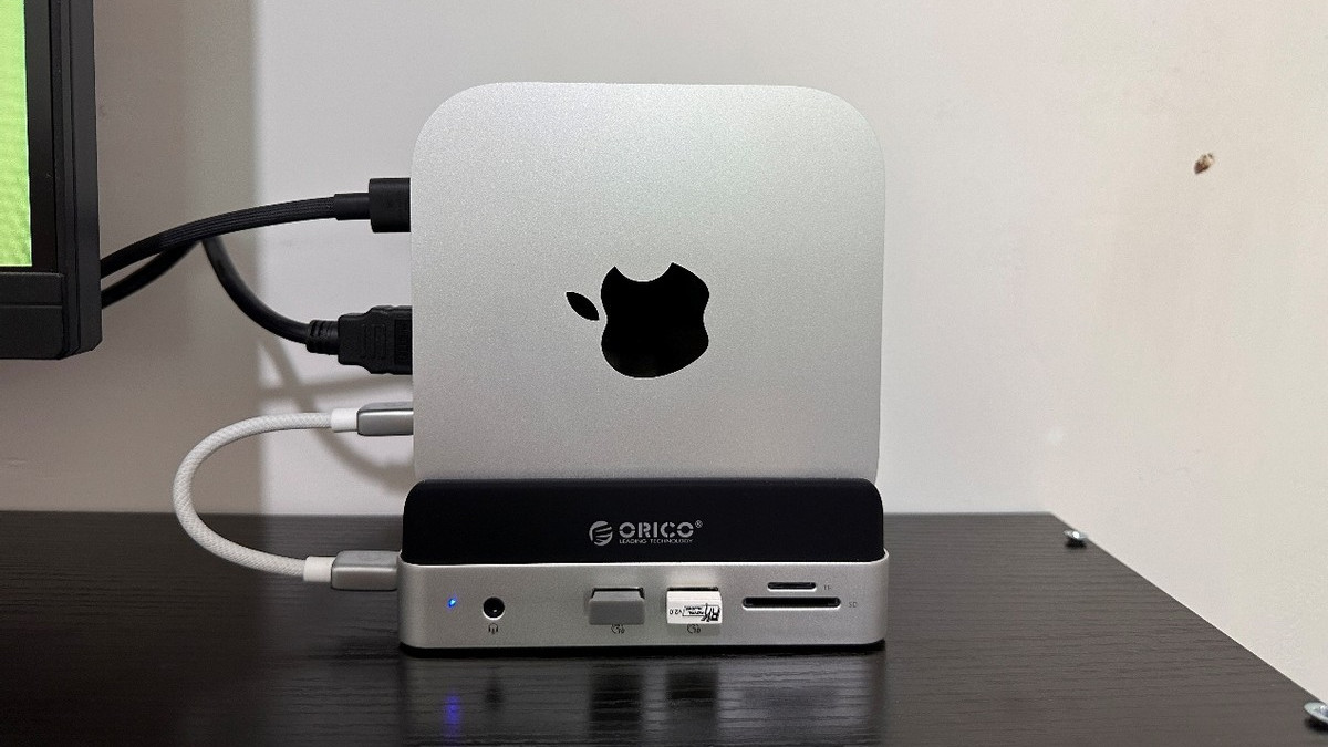 奥睿科Mini Dock六合一扩展支架：桌面省出半平米，接口存储全搞定