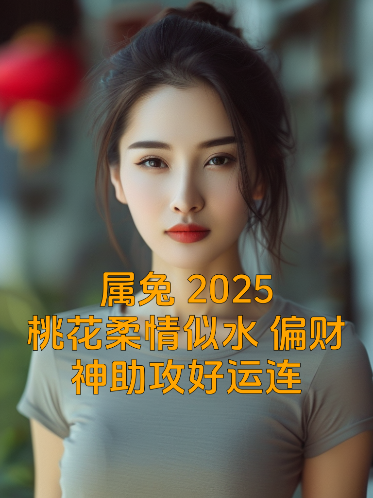 属兔2025：桃花柔情似水，偏财神助攻好运连