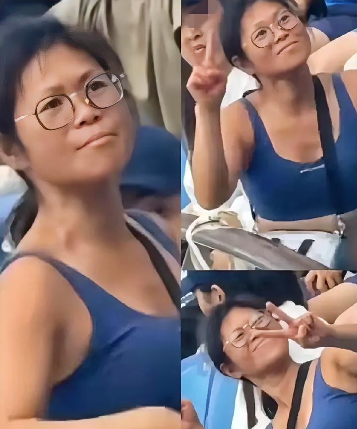 上海网球大师赛她来搅局，在观赛区大喊大叫，几经劝说也无济于事。面对警察礼貌客气的