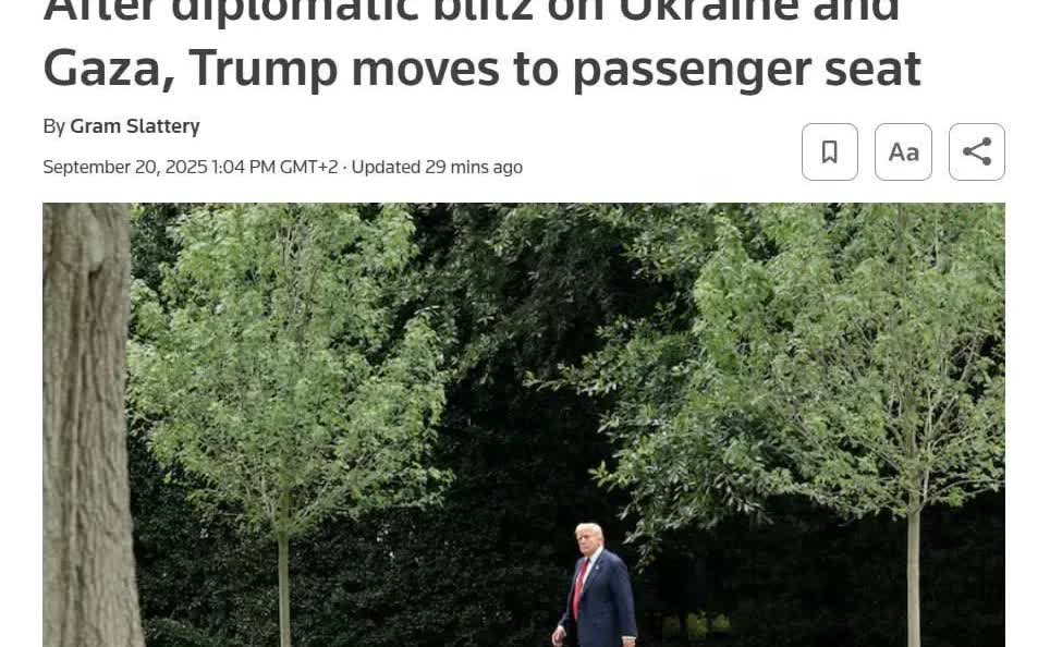 据路透社报道，美国将停止向波罗的海国家（拉脱维亚、立陶宛、爱沙尼亚）和所有与俄罗