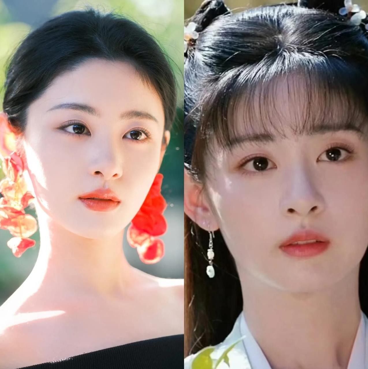 赵晴，《凡人修仙传》的墨彩环，老板于正说她要升咖，看到自己的演员这么美的妆造和眼