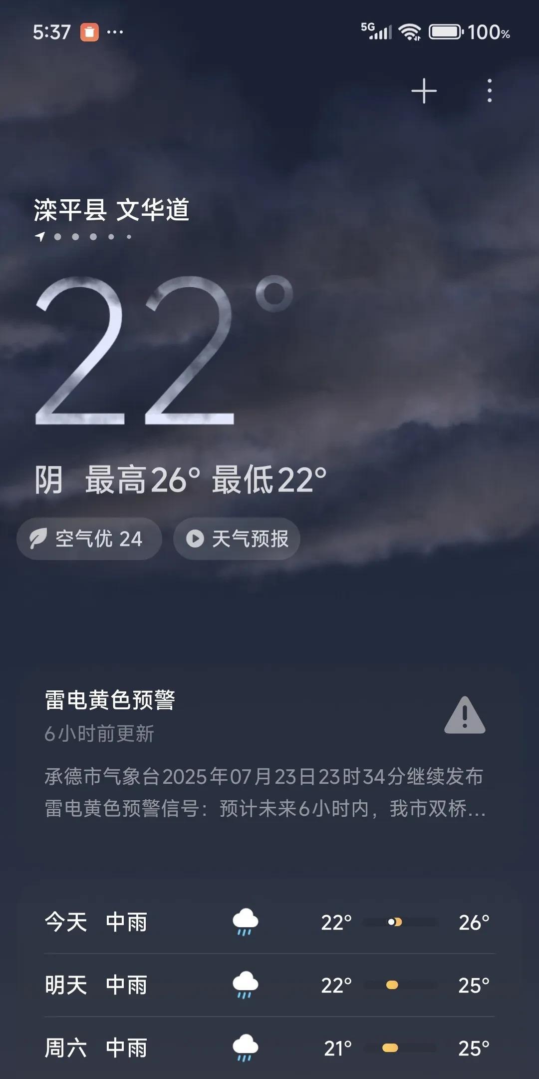 #每日生活随手记#
北方已正式进入雨季，每年的七下八上，希望我们都平安度过。