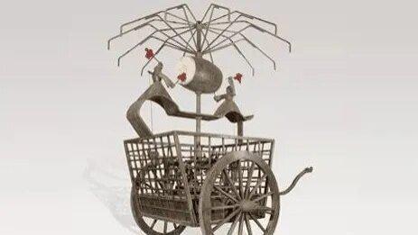 汉代出租车记里鼓车：车轮滚滚，鼓声咚咚报里程！