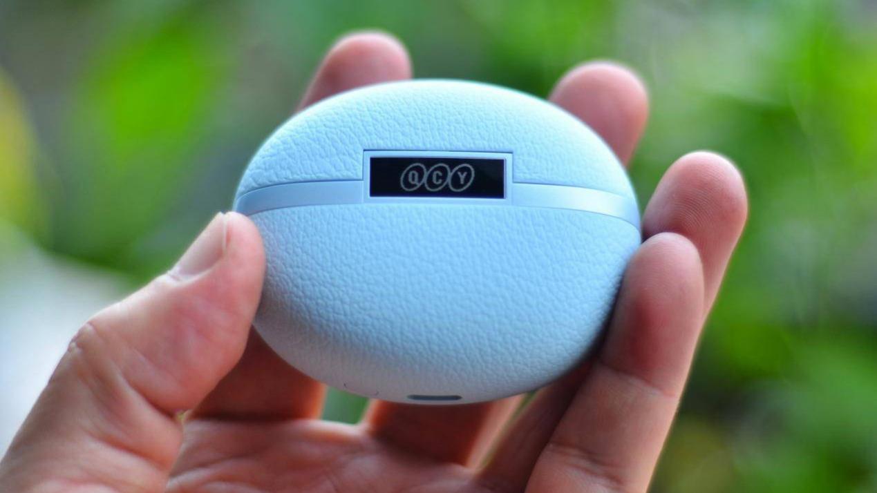 QCY小耳球C50开放式耳夹耳机，颜值爆表还带AI功能