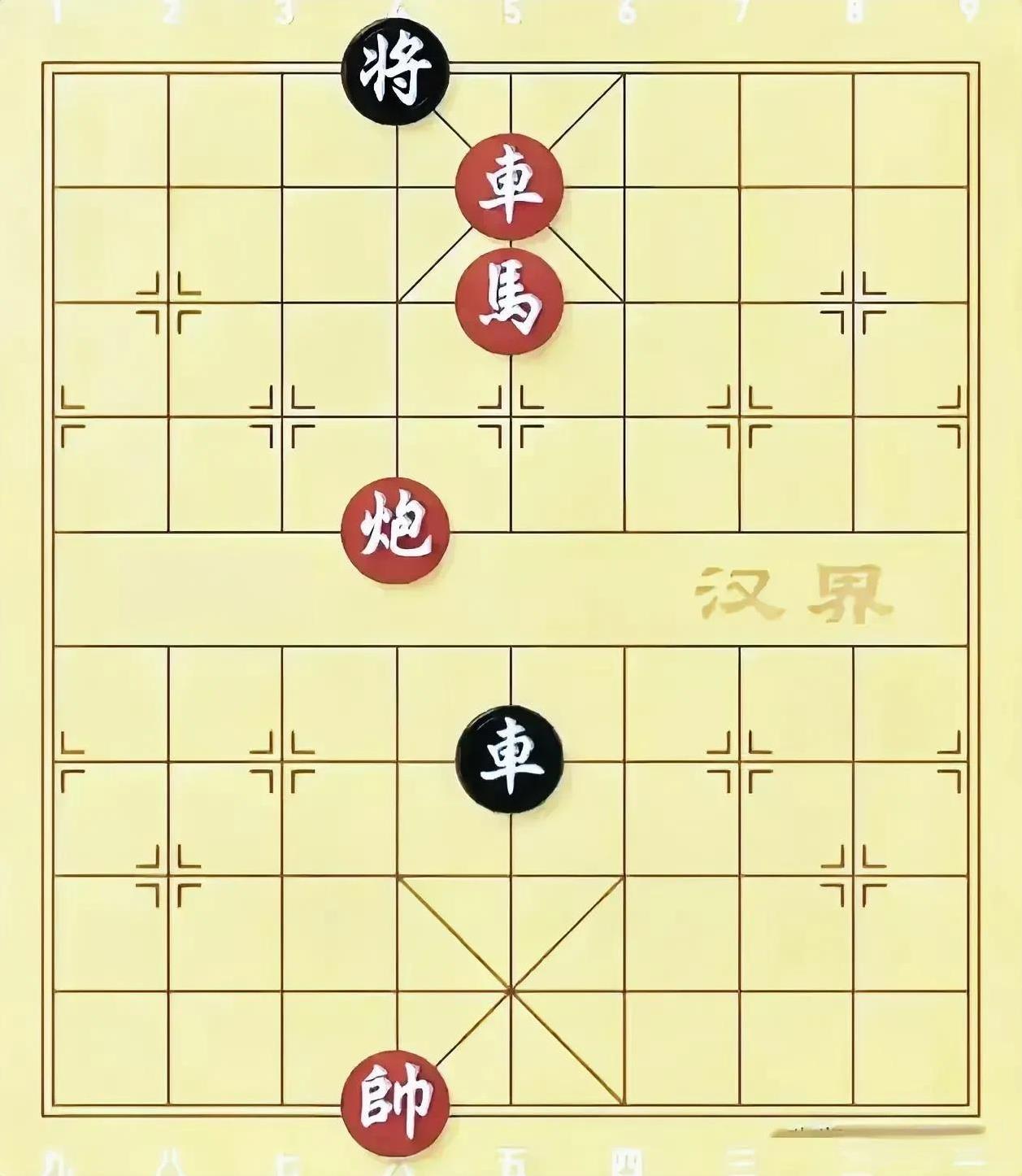 这盘残局很有意思，谁能把它解成红胜棋，那他就是高手中的高手！
[玫瑰][玫瑰][