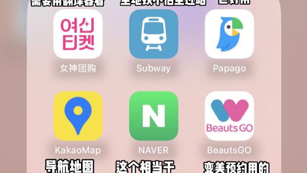 韩国旅游必备APP推荐，BeautsGO/Naver/papago......