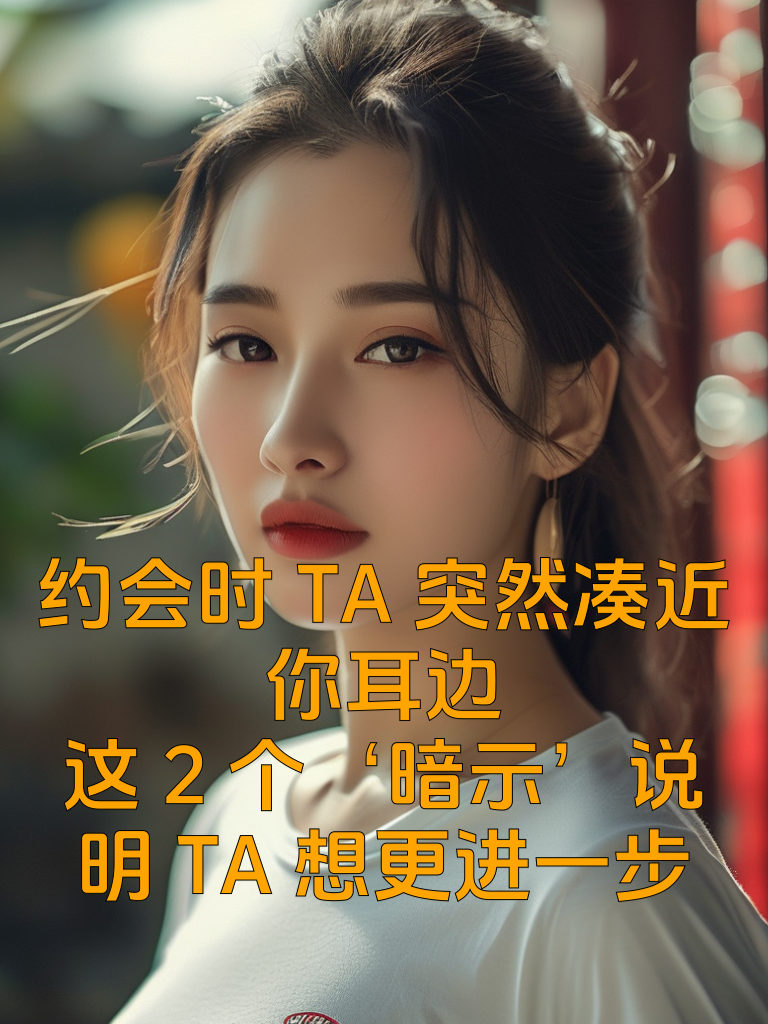 约会时TA突然凑近你耳边？这2个‘暗示’说明TA想更进一步