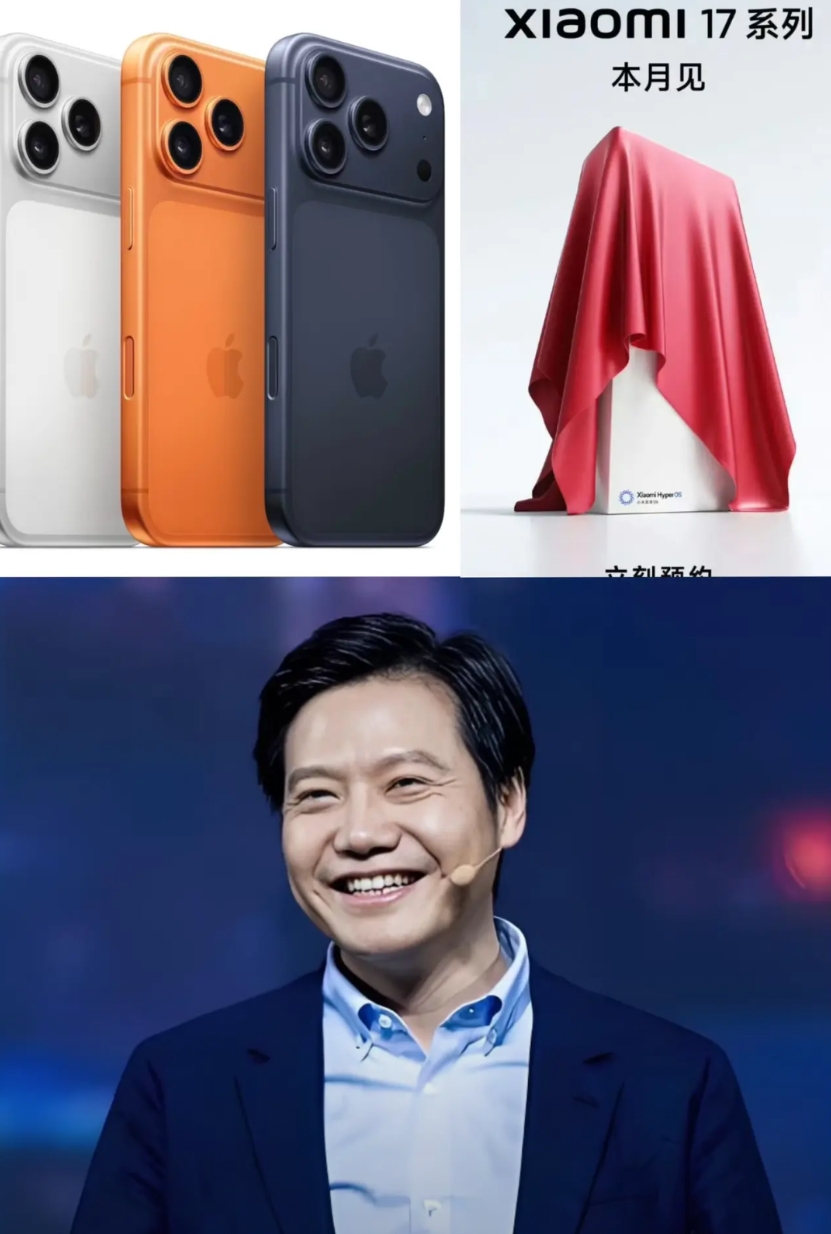 雷军很喜欢用“对比法”
小米汽车在对标特斯拉汽车
小米手机一直在对标苹果手机，现