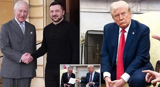 英媒，特朗普对查尔斯会见泽连斯基不满意。
消息人士称查尔斯国王上周在桑德林厄姆庄