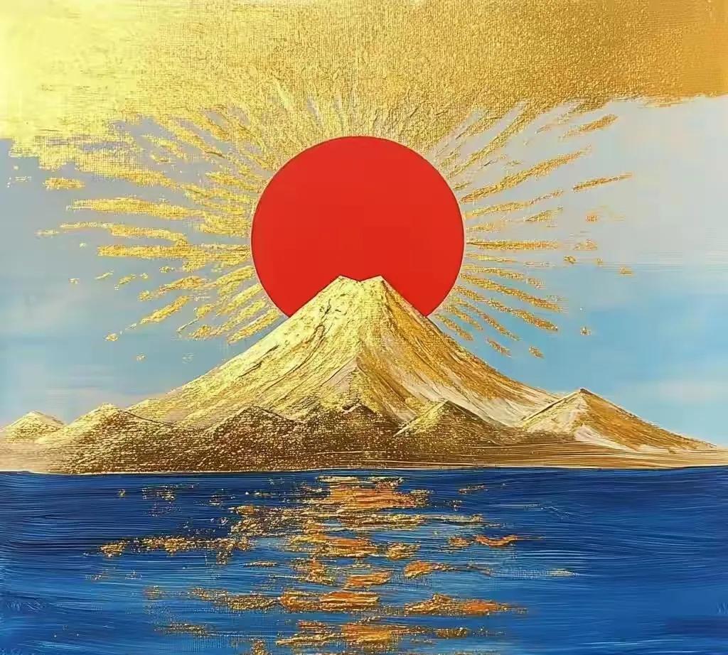 日照金山，见者鸿运
腰缠万贯，财源广进
