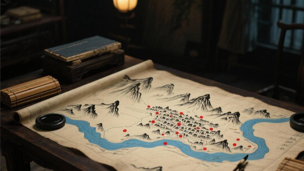 古代地图是如何绘制的