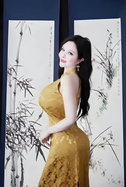 听说她不光是齐白石的传人，还是关二爷的后代，她的画不仅让少林寺释大师笑容满面，还被不少外国政要收藏