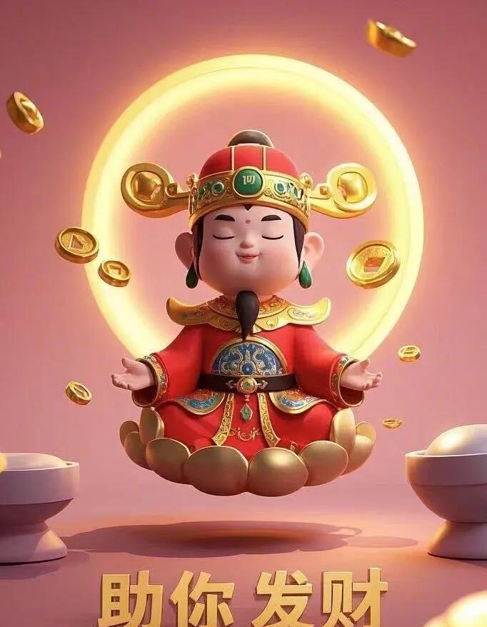 财神给你家赐财啦！
快来留下一句“家庭富足，财源滚滚”吧，接住财神赐财，祈愿家庭
