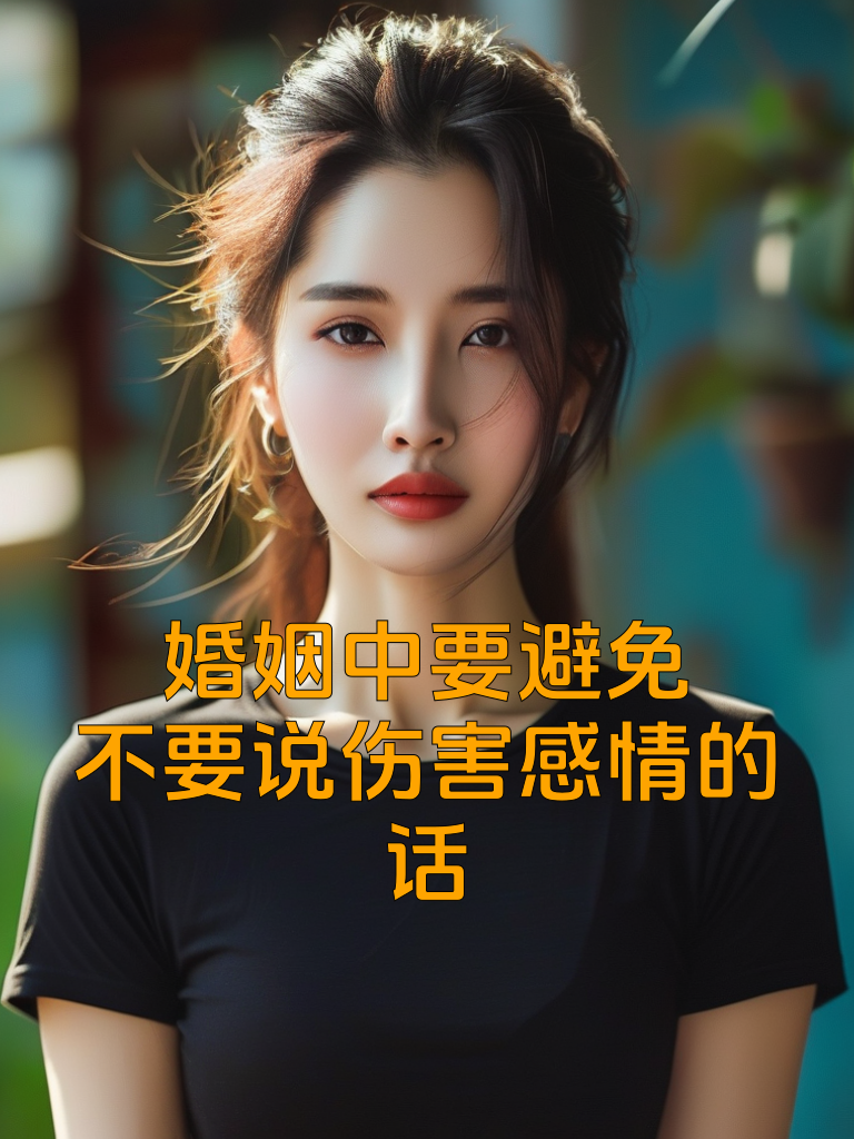 婚姻中要避免：不要说伤害感情的话